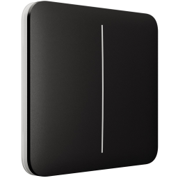 Вимикач Ajax LightSwitch 2-клавішний Black
