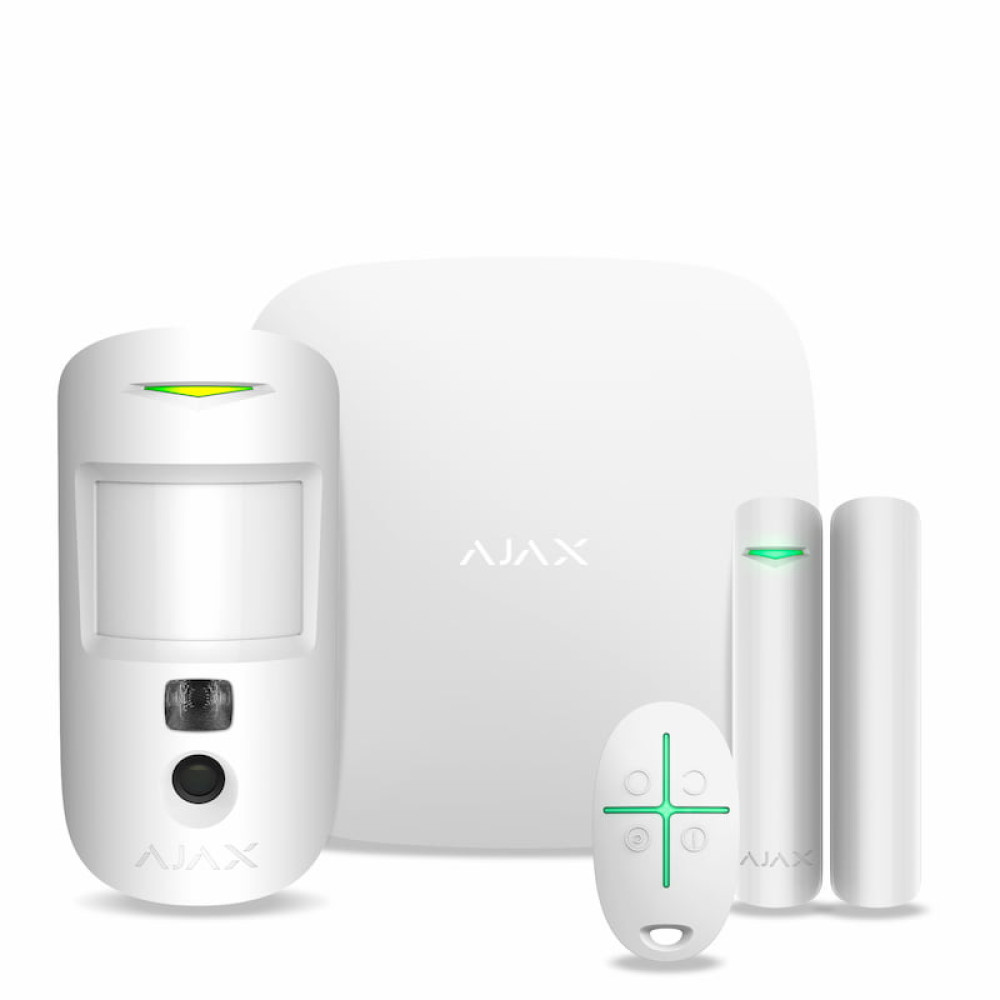 Комплект охоронної сигналізації Ajax HDR StarterKit Cam White (117595.58.WH1)