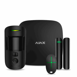 Комплект охоронної сигналізації Ajax HDR StarterKit Cam Plus Black (117596.66.BL1) Комплект охоронної сигналізації Ajax HDR StarterKit Cam Plus Black (117596.66.BL1)