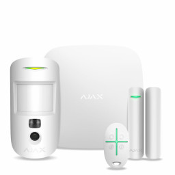 Комплект охоронної сигналізації Ajax HDR StarterKit Cam Plus White (117597.66.WH1) Комплект охоронної сигналізації Ajax HDR StarterKit Cam Plus White (117597.66.WH1)