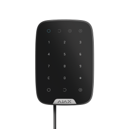 Дротова сенсорна клавіатура Ajax KeyPad Fibra Black (44400.12.BL1) Дротова сенсорна клавіатура Ajax KeyPad Fibra Black (44400.12.BL1)