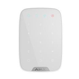 Бездротова сенсорна клавіатура Ajax KeyPad White (38249.12.WH1) Бездротова сенсорна клавіатура Ajax KeyPad White (38249.12.WH1)