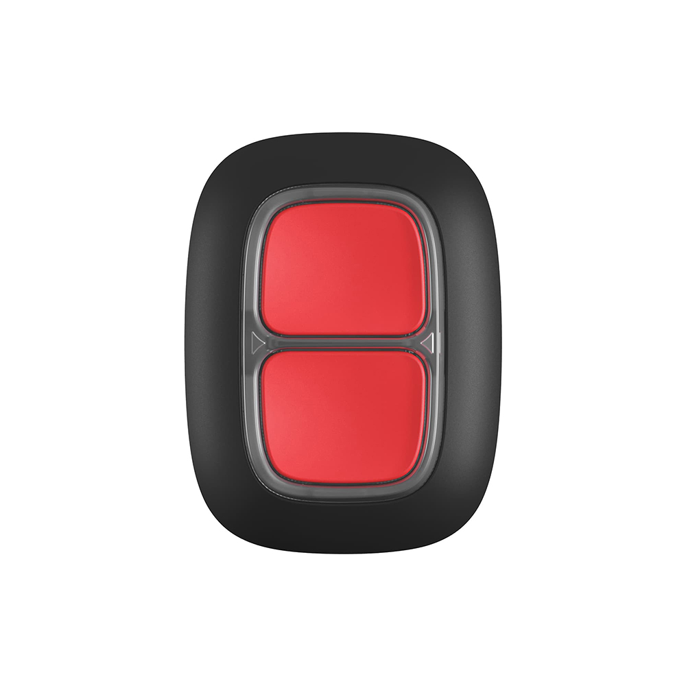 Бездротова екстрена кнопка Ajax DoubleButton Black (38102.79.BL1)