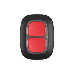 Бездротова екстрена кнопка Ajax DoubleButton Black (38102.79.BL1)