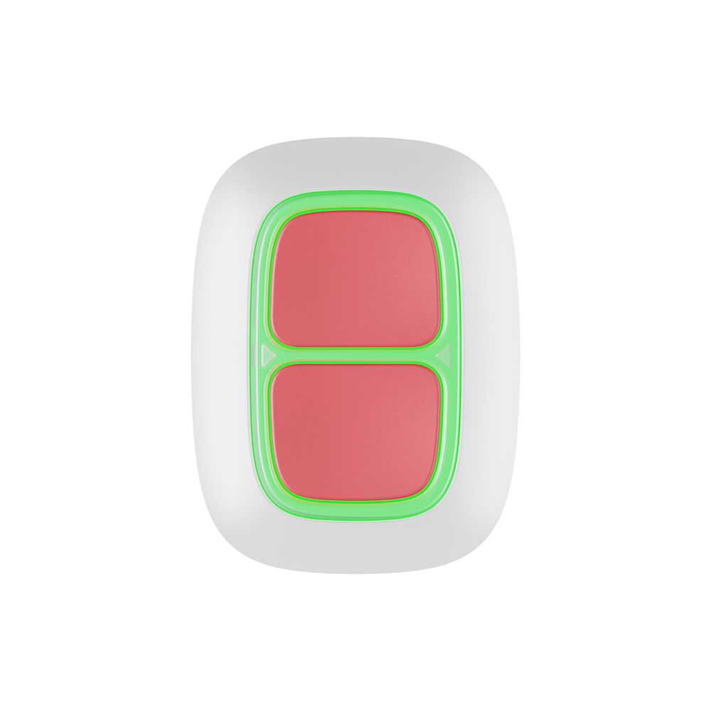 Бездротова екстрена кнопка Ajax DoubleButton White (38103.79.WH1)