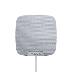 Дротова сирена з клемою для зовнішнього світлодіоду Ajax HomeSiren Fibra White (143560.11.WH1) Дротова сирена з клемою для зовнішнього світлодіоду Ajax HomeSiren Fibra White (143560.11.WH1)