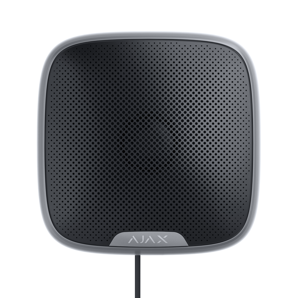 Дротова вулична сирена Ajax StreetSiren Fibra Black (44411.07.BL1)
