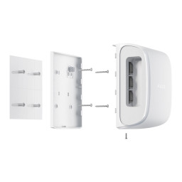 Кріпильна панель Ajax SmartBracket для DualCurtain Outdoor White (33597.81.WH) Кріпильна панель Ajax SmartBracket для DualCurtain Outdoor White (33597.81.WH)