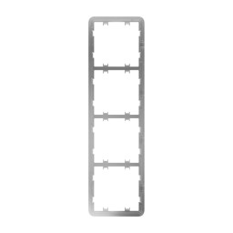 Рамка для 4-х вимикачів/розеток Ajax Frame (4 seats) vertical (83432.141.NC)