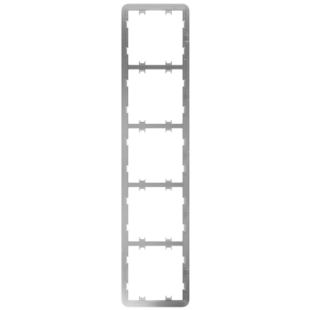 Рамка для 5-х вимикачів/розеток Ajax Frame (5 seats) vertical (83433.141.NC)