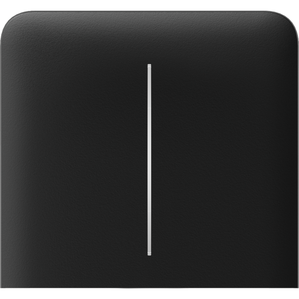Бічна кнопка для двоклавішного вимикача Ajax SideButton (2-gang) vertical Black (83435.143.BL)