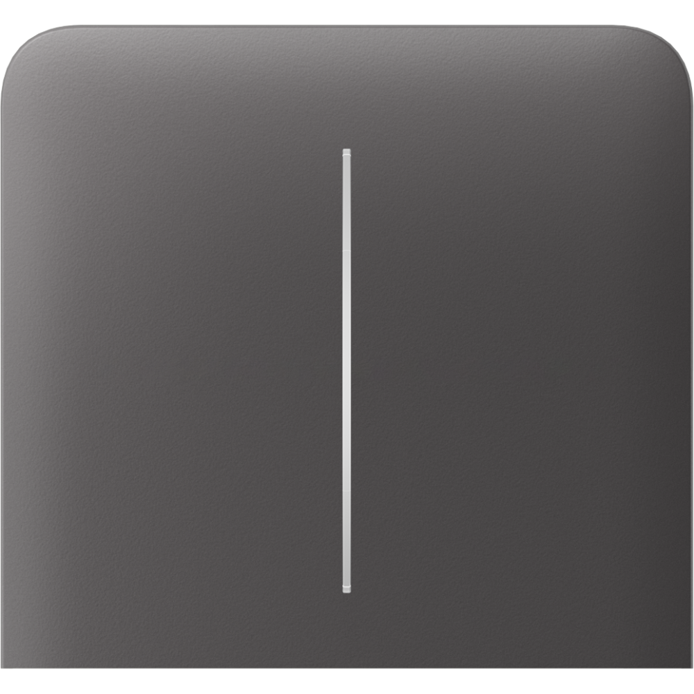 Бічна кнопка для двоклавішного вимикача Ajax SideButton (2-gang) vertical Grey (83438.143.GR)