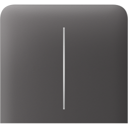 Бічна кнопка для двоклавішного вимикача Ajax SideButton (2-gang) vertical Grey (83438.143.GR) Бічна кнопка для двоклавішного вимикача Ajax SideButton (2-gang) vertical Grey (83438.143.GR)