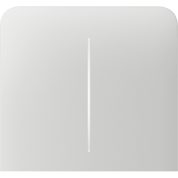 Бічна кнопка для двоклавішного вимикача Ajax SideButton (2-gang) vertical White (83434.143.WH) Бічна кнопка для двоклавішного вимикача Ajax SideButton (2-gang) vertical White (83434.143.WH)