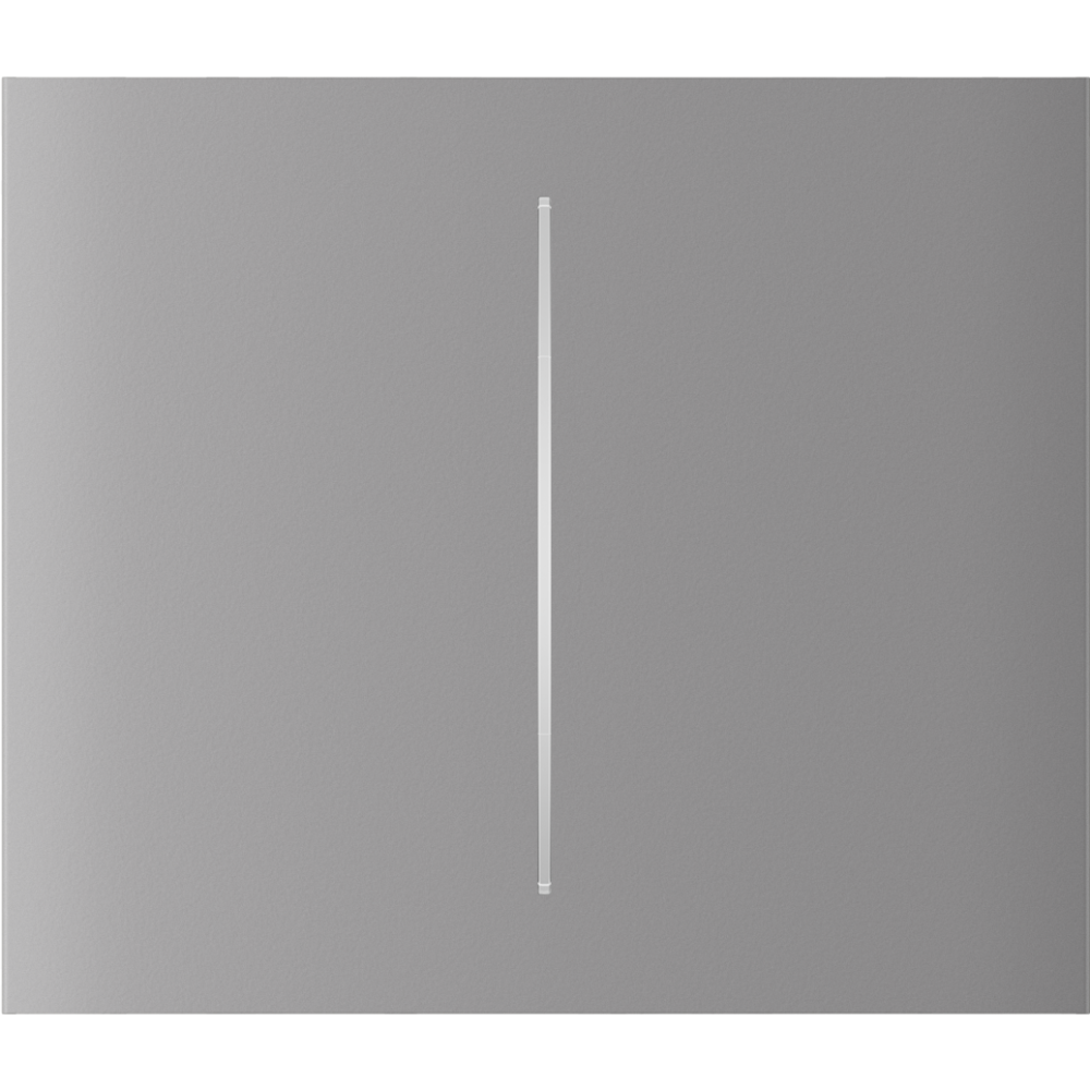 Центральна кнопка для двоклавішного вимикача Ajax CenterButton (2-gang) vertical Fog (83444.140.FG)