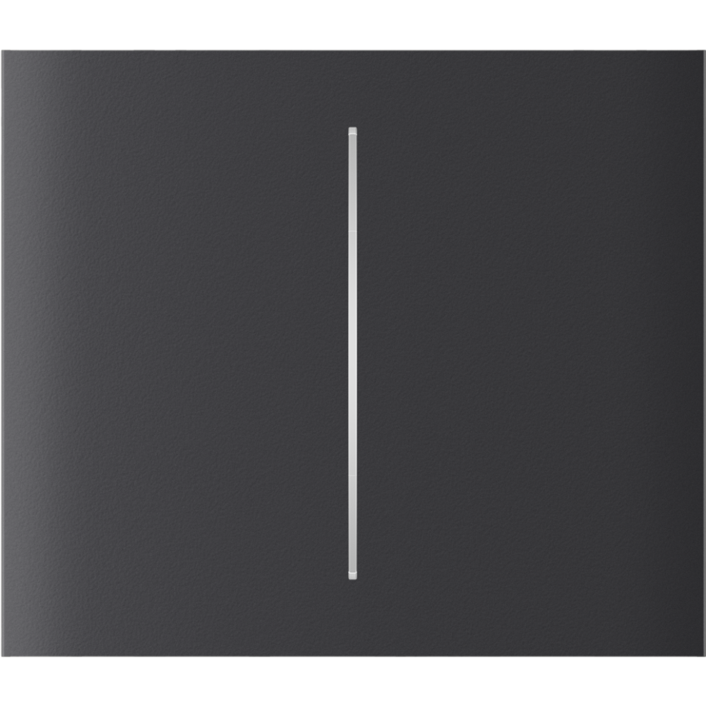Центральна кнопка для двоклавішного вимикача Ajax CenterButton (2-gang) vertical Graphite (83445.140.GP)