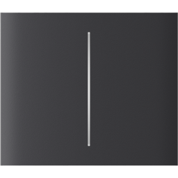 Центральна кнопка для двоклавішного вимикача Ajax CenterButton (2-gang) vertical Graphite (83445.140.GP)