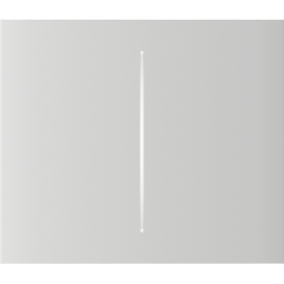 Центральна кнопка для двоклавішного вимикача Ajax CenterButton (2-gang) vertical White (83442.140.WH)