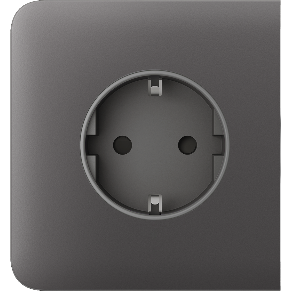 Бічна панель для вбудованої розетки Ajax SideCover (basic) Grey (89075.163.GR)
