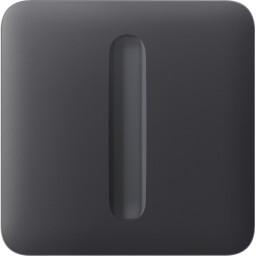 Кнопка для димерного вимикача Ajax SoloButton (Dimmer) Graphite (98609.257.GP1)