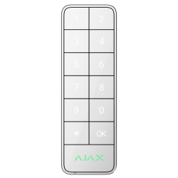 Дротова клавіатура Ajax Superior KeyPad Outdoor Fibra White (117759.285.WH) Дротова клавіатура Ajax Superior KeyPad Outdoor Fibra White (117759.285.WH)