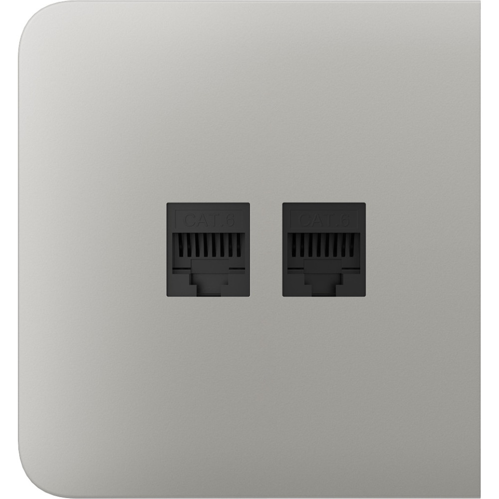 Бічна панель для вбудованої інтернет-розетки Ajax SideCover (LAN) Oyster (126217.319.OY)
