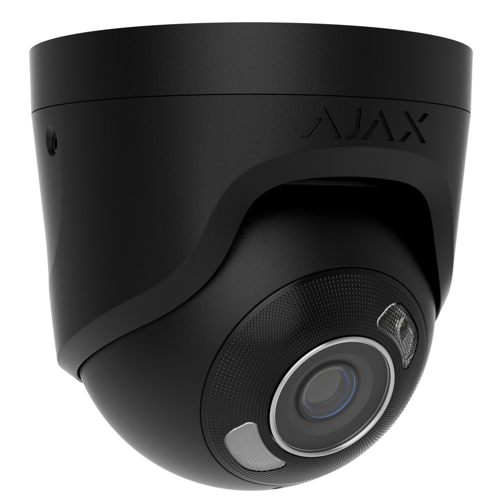 Дротова охоронна IP-камера Ajax TurretCam HL (5 Mp/2,8 mm) Black (126260.197.BL1)