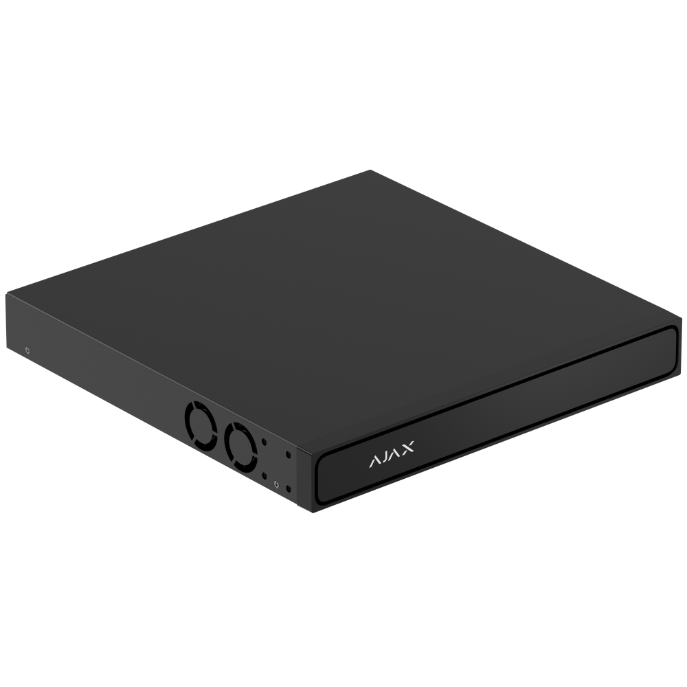 Мережевий відеореєстратор Ajax NVR H2DAC (16-ch) Black (140910.122.BL1)