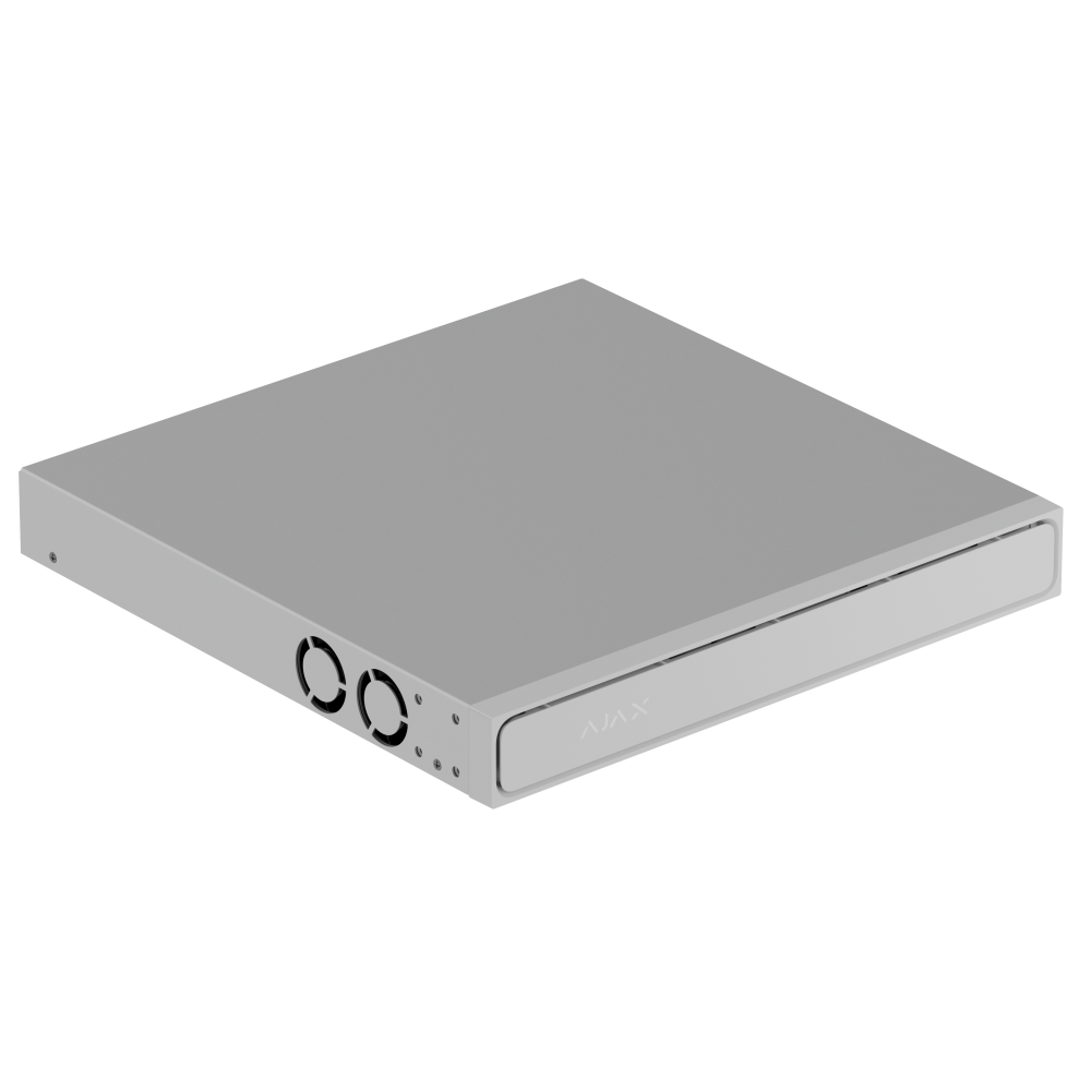 Мережевий відеореєстратор Ajax NVR H2D8PAC (8-ch) White (140913.122.WH1)