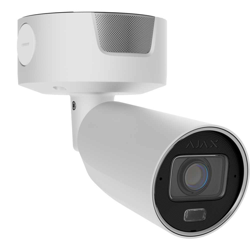 Дротова IP-камера відеоспостереження Ajax Superior BulletCam HLVF (8 Mp) White (135572.217.WH1)