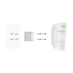 Кріпильна панель Ajax SmartBracket для MotionProtect, CombiProtect White (9638.09.WH) Кріпильна панель Ajax SmartBracket для MotionProtect, CombiProtect White (9638.09.WH)