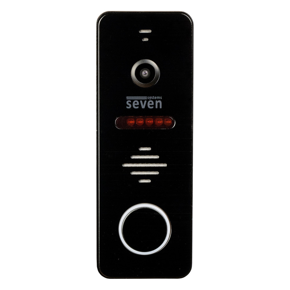 Вызывная панель домофона SEVEN CP-7504 FHD black