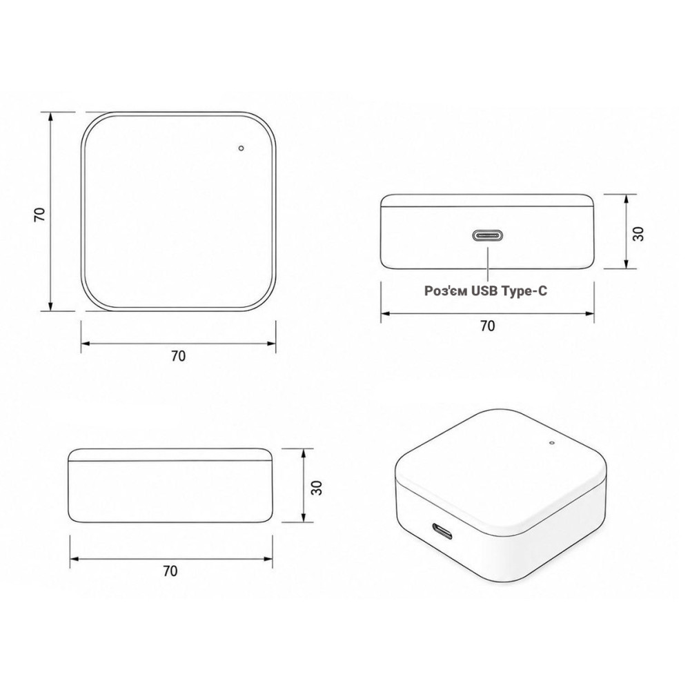 Шлюз SEVEN LOCK SL-7734 Wi-Fi