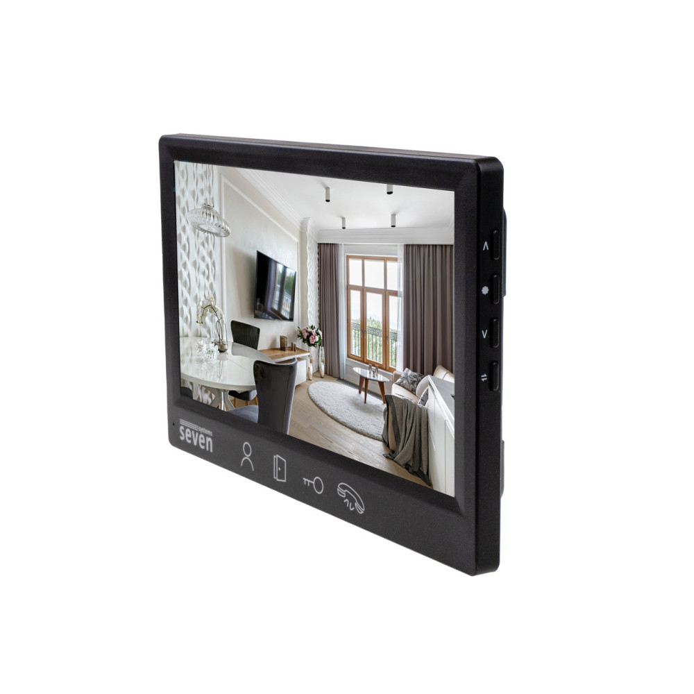 Видеодомофон 7 дюймов SEVEN DP–7571 FHD black