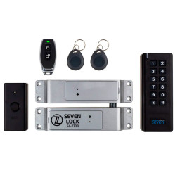 Беспроводной комплект контроля доступа SEVEN LOCK SL-7708 black