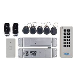 Беспроводной комплект контроля доступа с радиобрелками SEVEN LOCK SL-7708r black Беспроводной комплект контроля доступа с радиобрелками SEVEN LOCK SL-7708r black