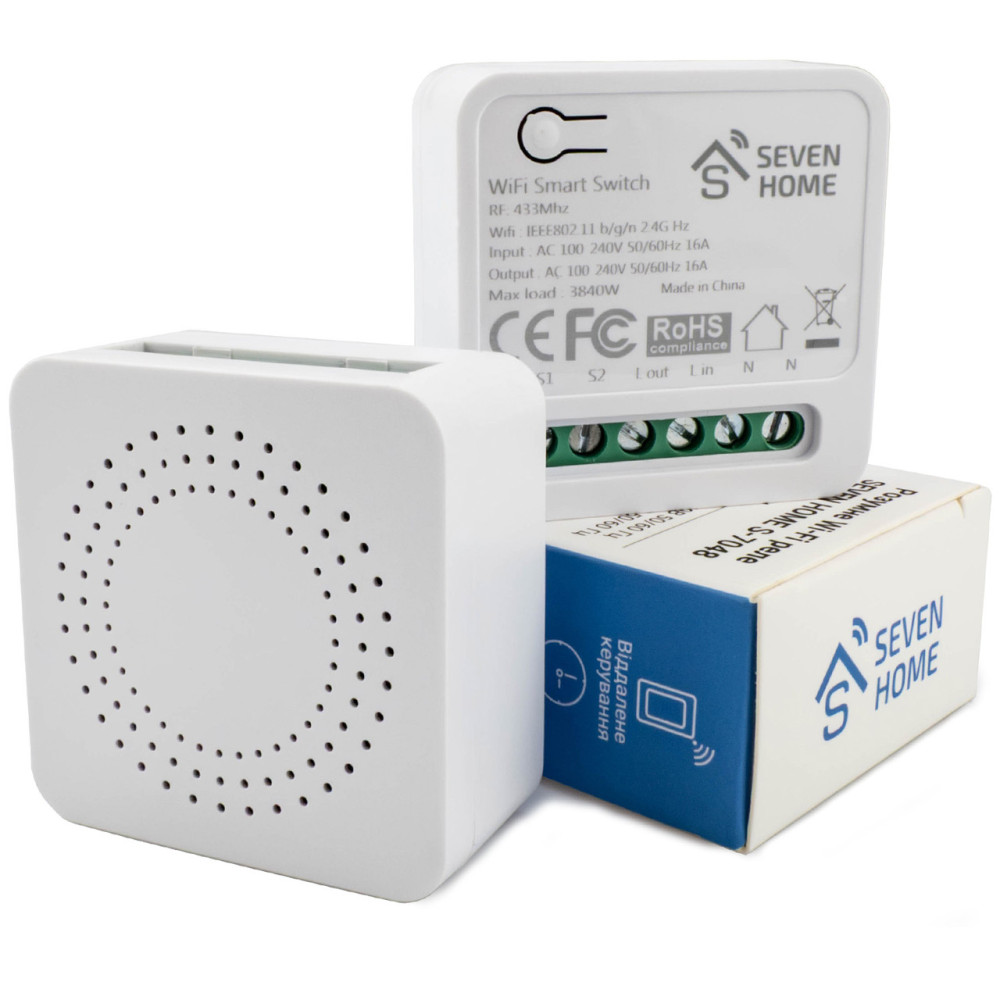 Умное Wi-Fi реле SEVEN HOME S-7048