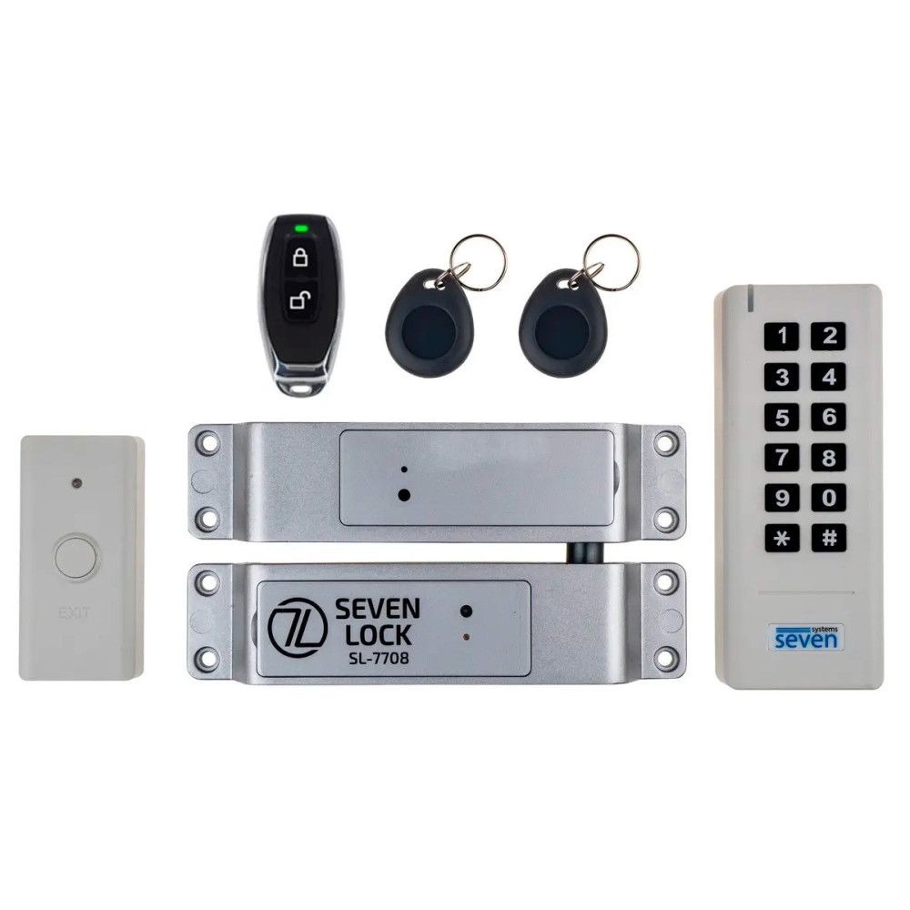 Беспроводной комплект контроля доступа SEVEN LOCK SL-7708 white