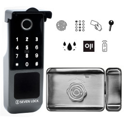 Умный биометрический замок SEVEN LOCK SL-7770BF