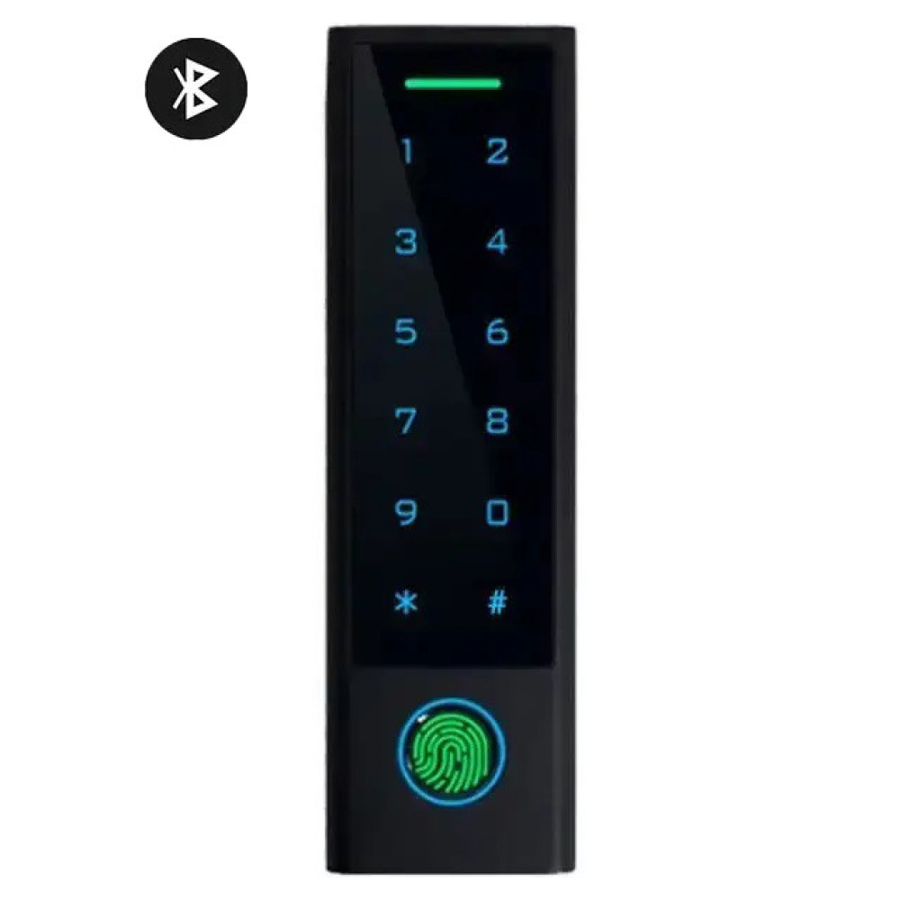 Биометрический контроллер доступа Bluetooth с клавиатурой SEVEN CR-7477BF-P MIFARE