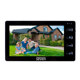 Видеодомофон 7 дюймов SEVEN DP-7573 black