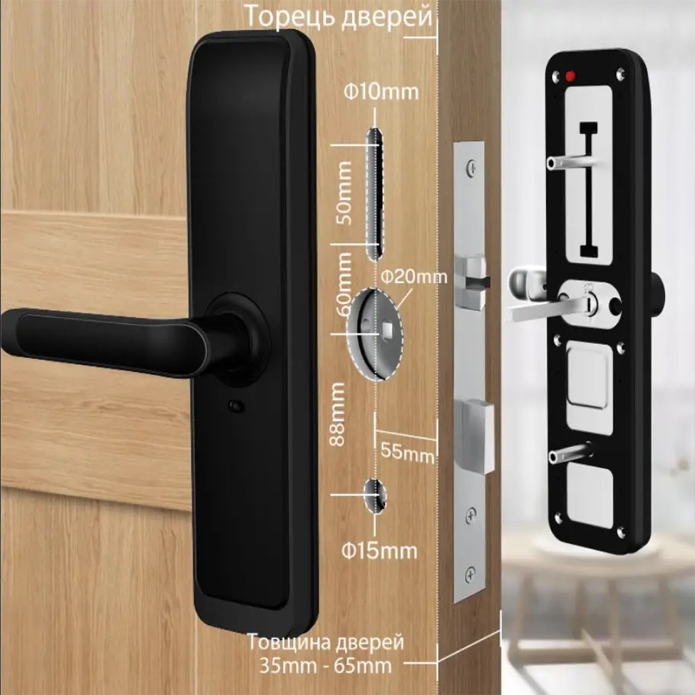 Умный дверной биометрический замок SEVEN LOCK SL-7767BFW