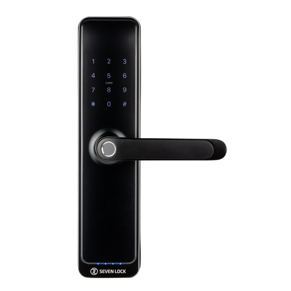 Умный дверной биометрический замок SEVEN LOCK SL-7767BFW-T
