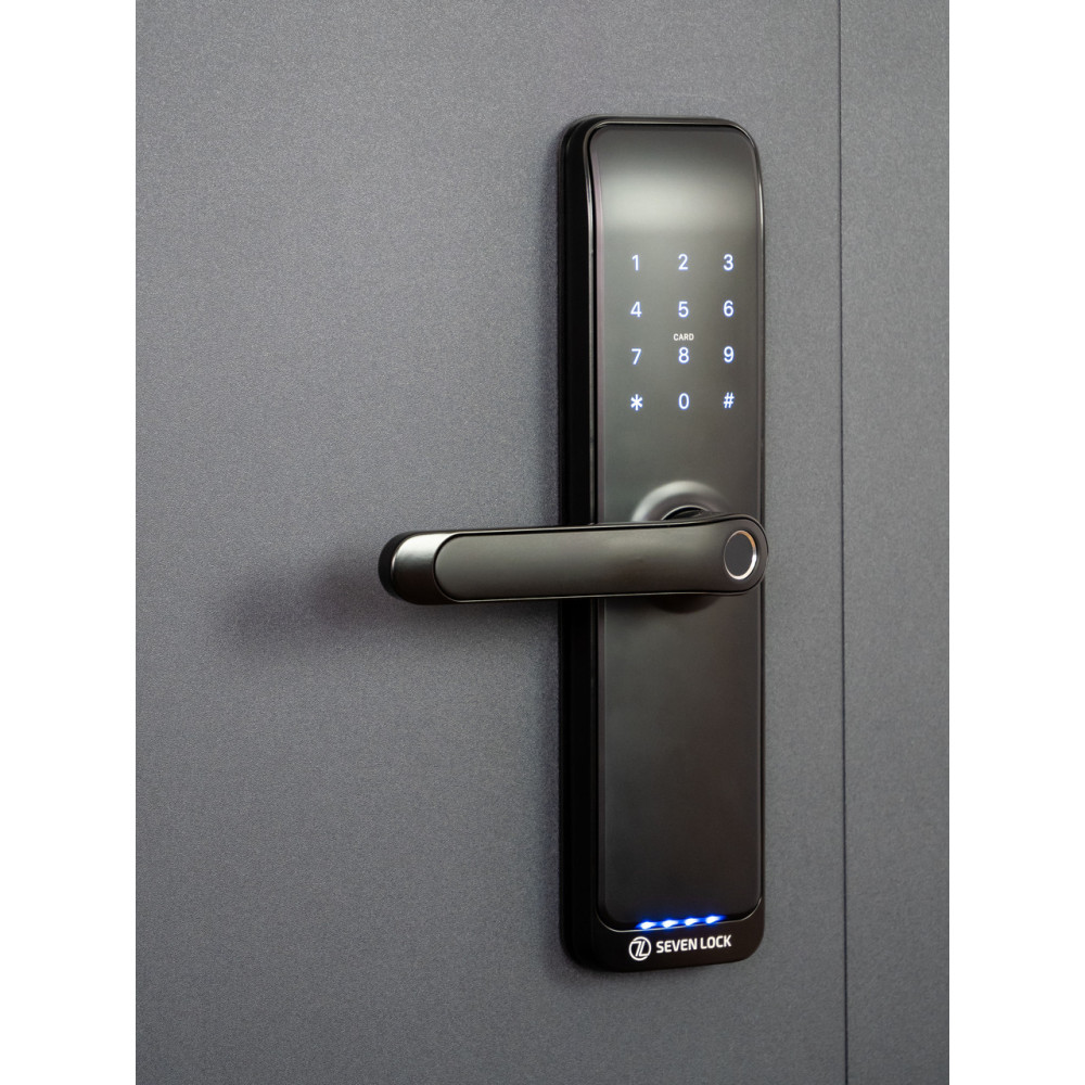 Умный дверной биометрический замок SEVEN LOCK SL-7767BFW-T