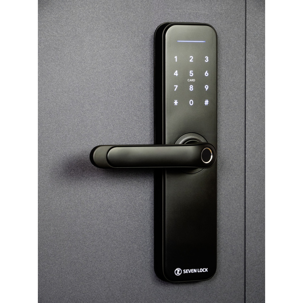 Умный дверной биометрический замок SEVEN LOCK SL-7766BF
