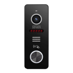 IP-вызывная панель со встроенным считывателем карт MIFARE SEVEN CP-7500FHD-Wi-Fi black IP-вызывная панель со встроенным считывателем карт MIFARE SEVEN CP-7500FHD-Wi-Fi black