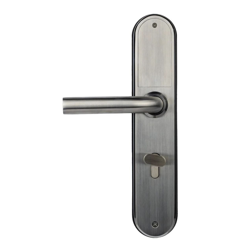 Умный дверной биометрический замок SEVEN LOCK SL-7768BF (85мм) silver