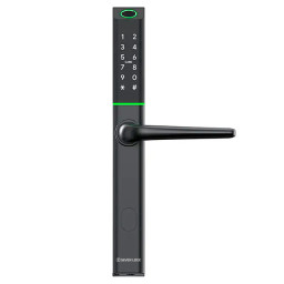 Умный дверной биометрический замок SEVEN LOCK SL-7763BF black