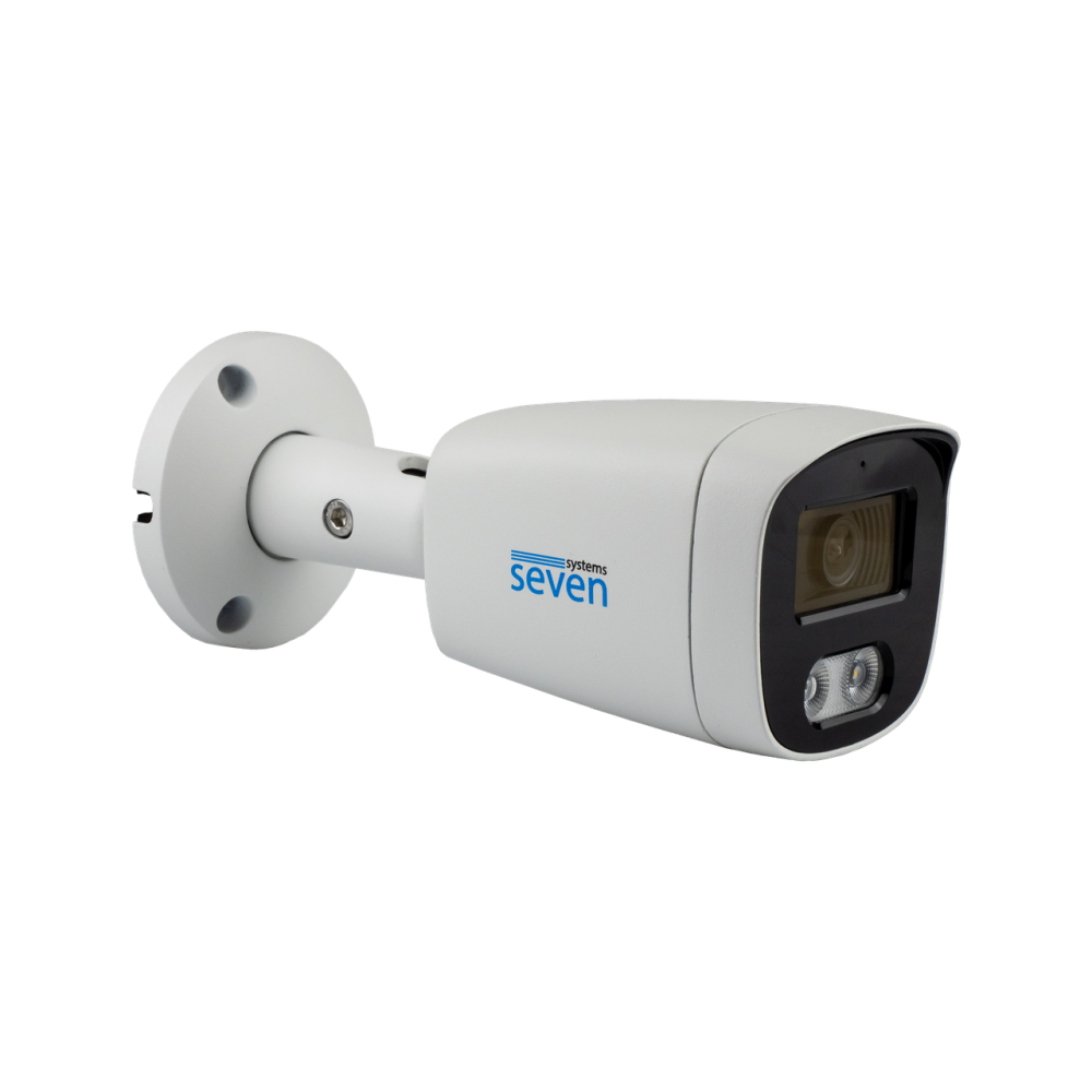 IP-видеокамера 5 Мп SEVEN IP-7225PA-DL white 2,8 мм с умной двойной подсветкой