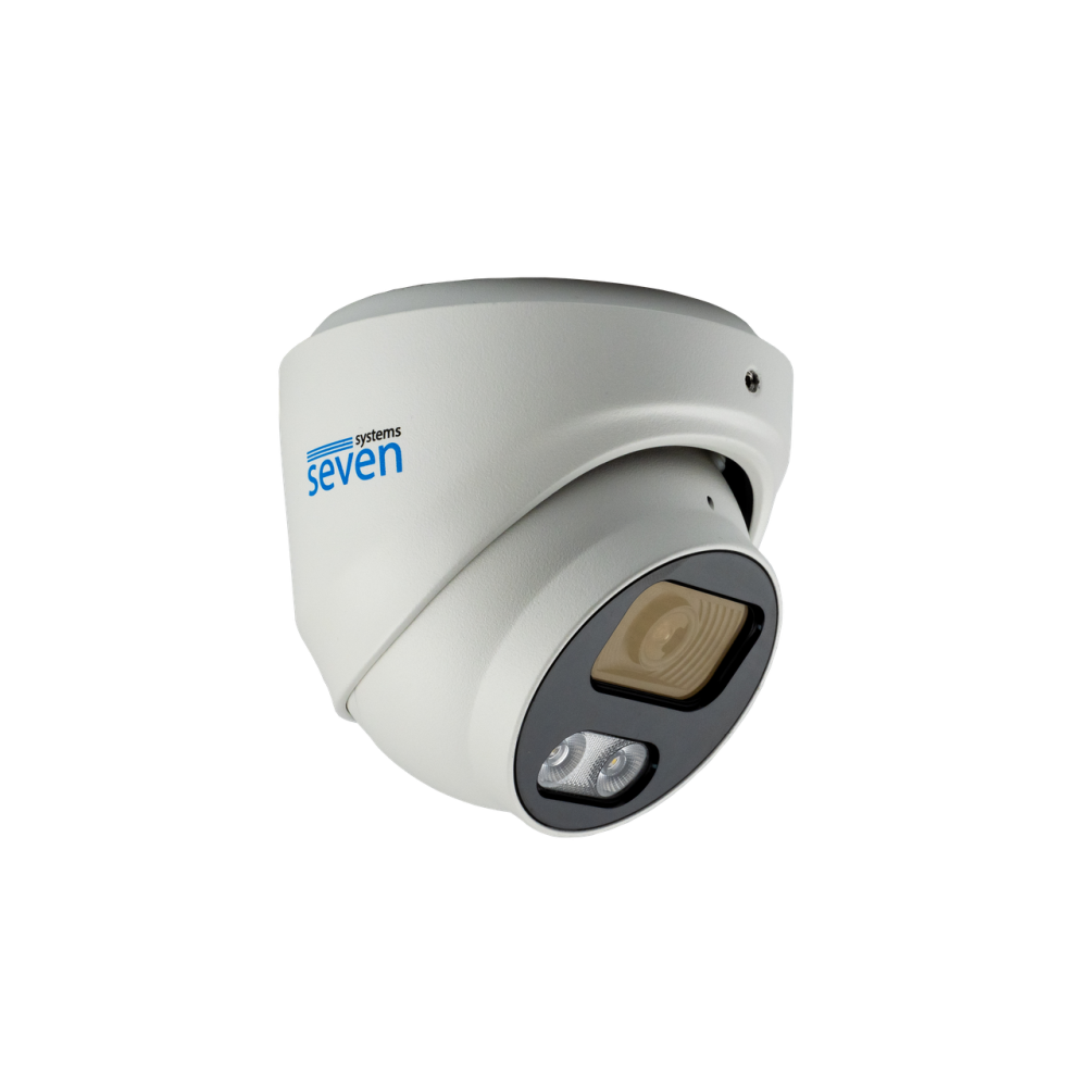 IP-видеокамера 8 Мп SEVEN IP-7218PA-DL white 2,8 мм с умной двойной подсветкой